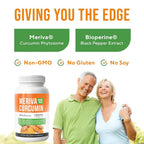 NERVE RENEW Meriva Curcumin with Black Pepper and Bioperine