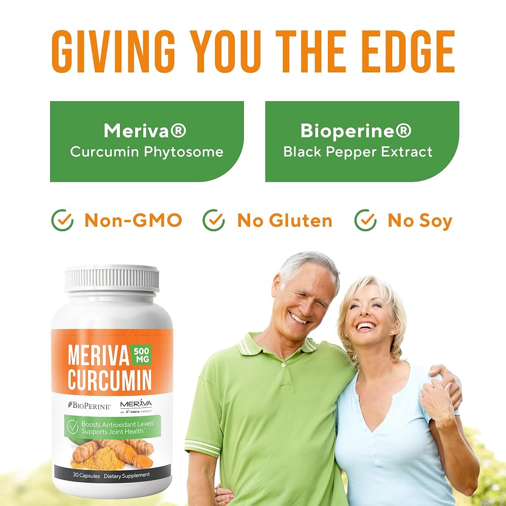 NERVE RENEW Meriva Curcumin with Black Pepper and Bioperine