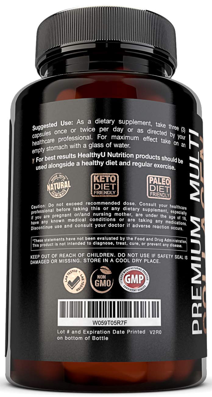 HEALTHYU NUTRITION Multi Collagen Peptides Types I II III V X - 90 Capsules - image 8