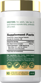 Carlyle Bitter Melon Complex - 200 Capsules - image 2