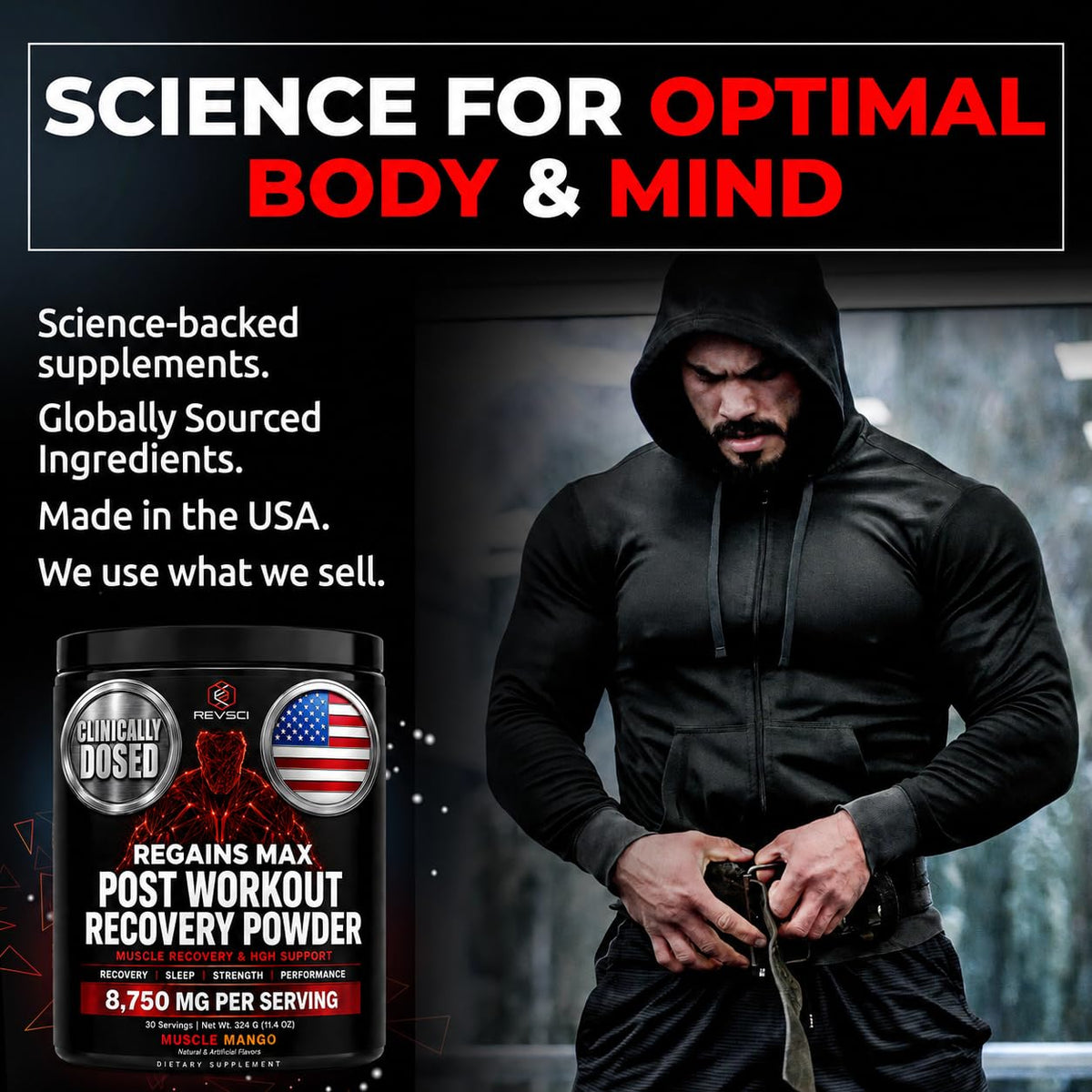 Revolution Science HGH Supplements for Men & Women - Regains Natural