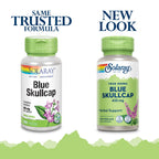 SOLARAY Blue Skullcap Supplement 425mg - 100 Vegetarian Capsules - image 3