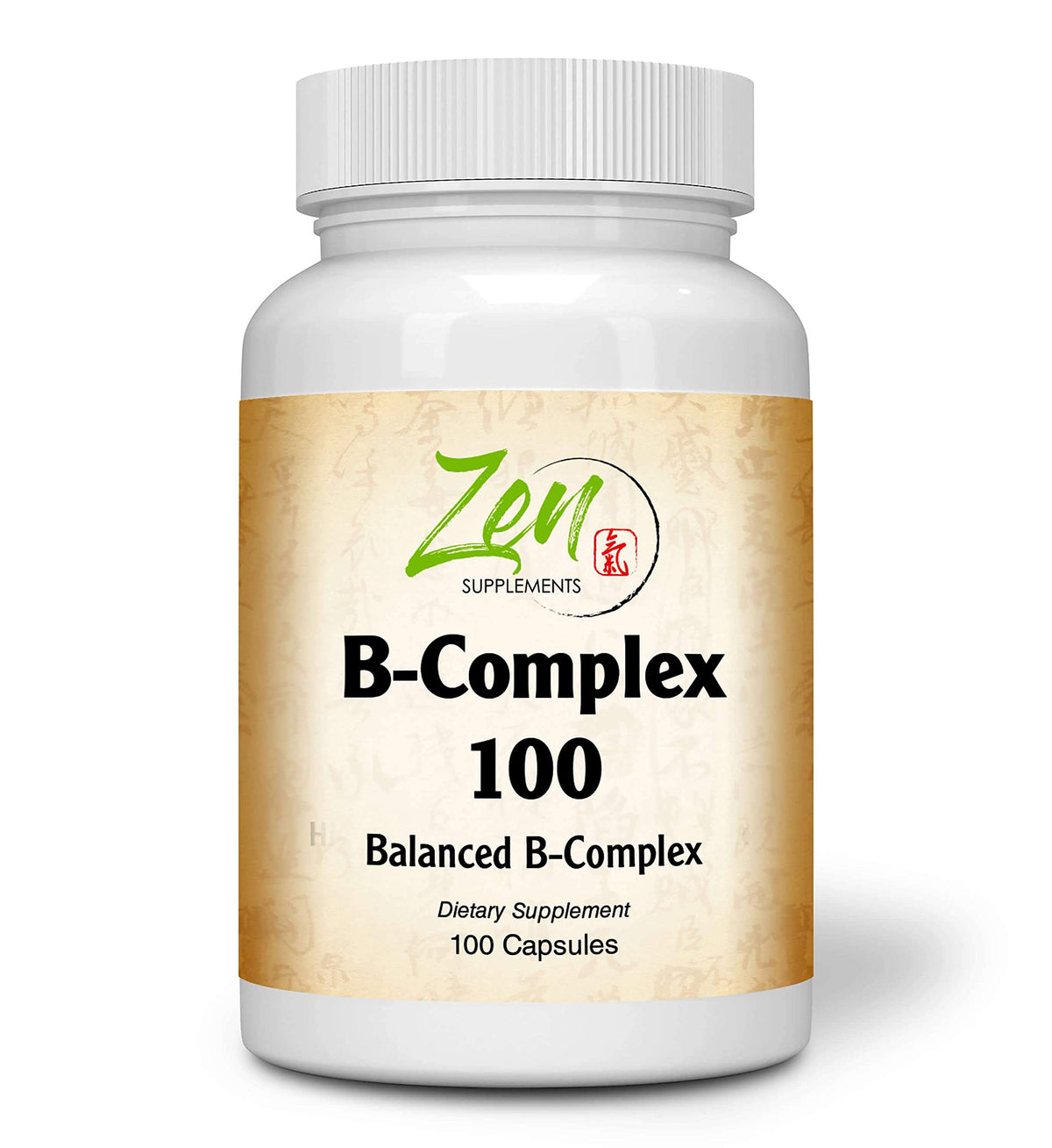Zen Supplements B-Complex Vitamin - 100 Capsules