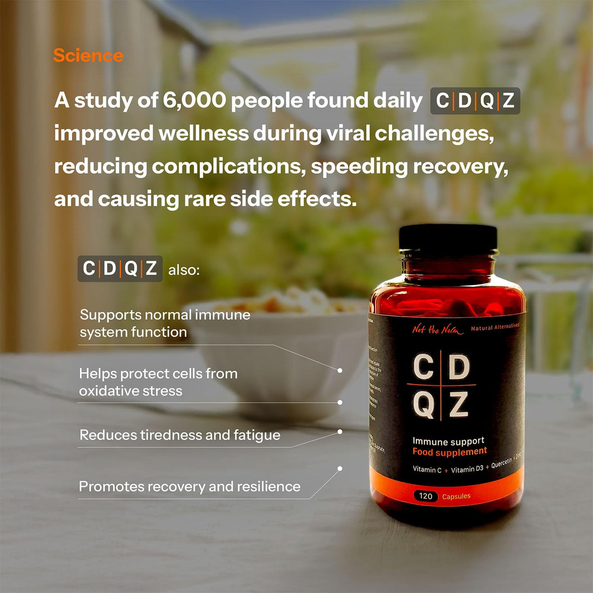 Not the Norm CDQZ Immune Support - 120 Capsules - image 3