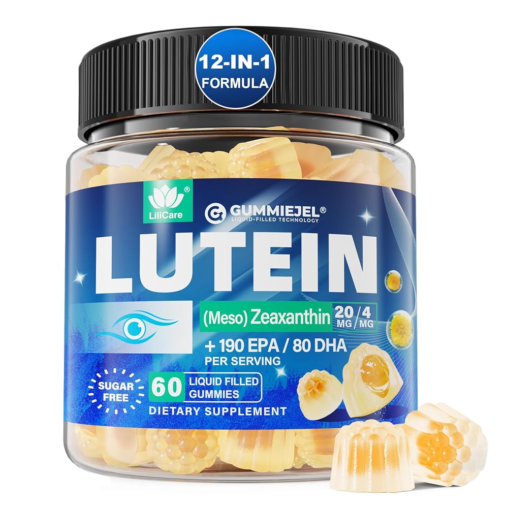 LILICARE Sugar Free Lutein 20mg 40mg Filled Gummies