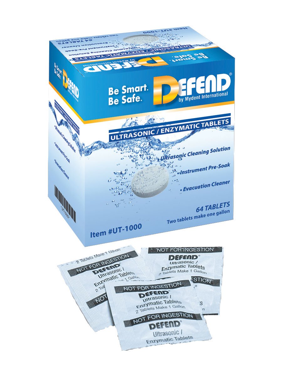 Defend DEF-UT1000 Ultrasonic Enzymatic Tablet - 64 Count