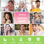 Zetelixia Magnesium Glycinate Gummies, Raspberry Flavor, 60 Count