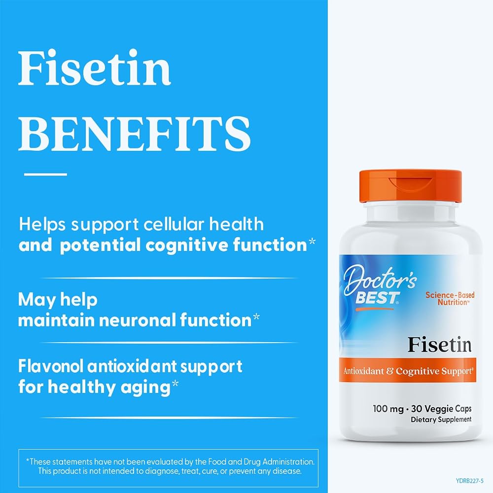 Doctor's Best Fisetin 100 mg Supplement for Cognitive Support - image 3