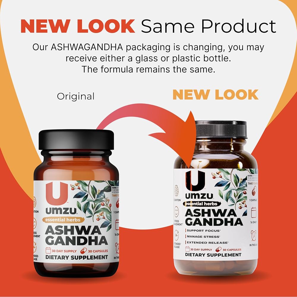 UMZU Ashwagandha Supplement Capsules - 30 Count - image 9