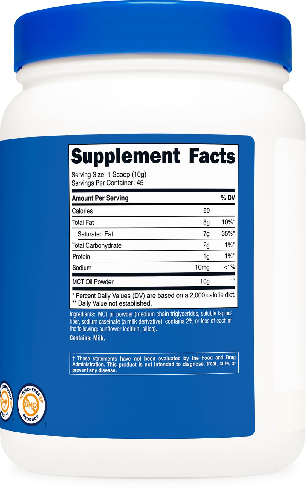 Nutricost MCT Oil Powder Medium Chain Triglyceride - 1 Pound - image 5