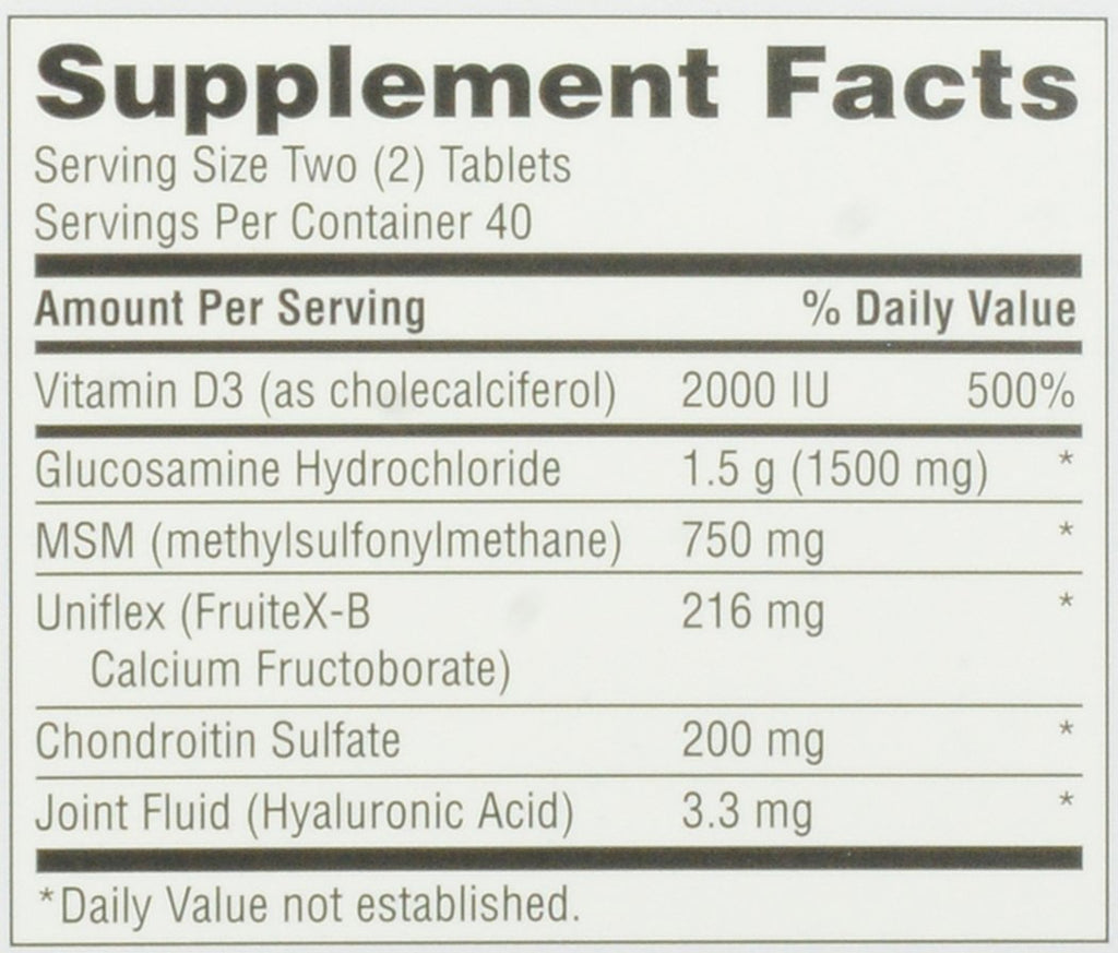 Move Free Advanced Joint Supplement with Glucosamine & Chondroitin - 80 Tablets - image 6