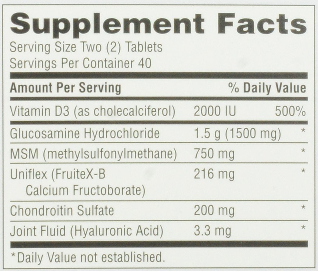 Move Free Advanced Joint Supplement with Glucosamine & Chondroitin - 80 Tablets - image 6