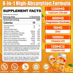 Ceecisee Calcium Magnesium Zinc Gummies with D3 K2 - 120 Count - image 8