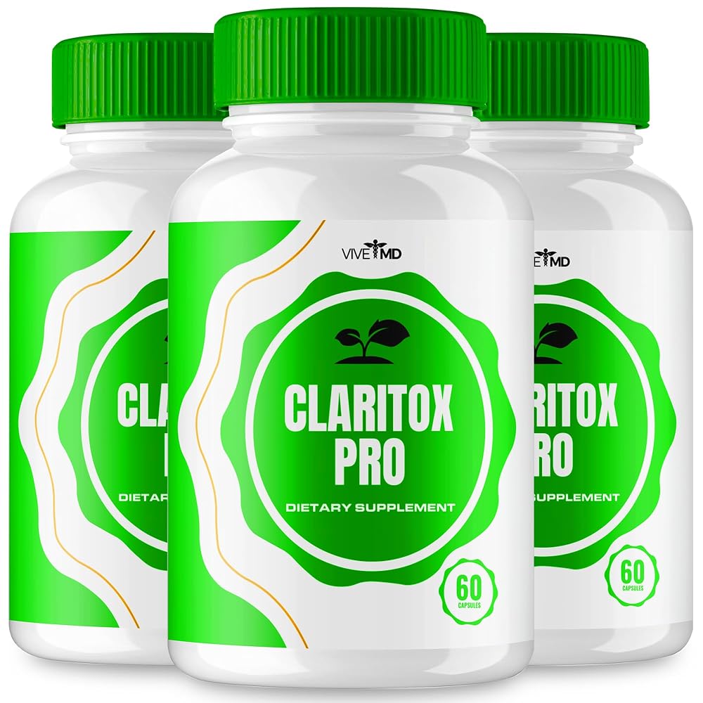 VIVE MD Claritox Pro Vertigo Support Supplement - 180 Capsules