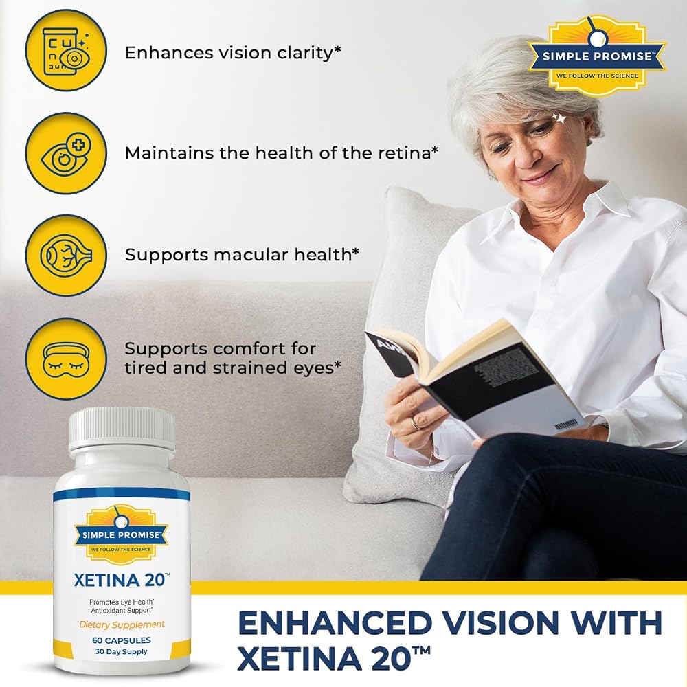 Simple Promise Xetina 20 Lutein and Zeaxanthin Eye Vitamins - 60 Capsules - image 4