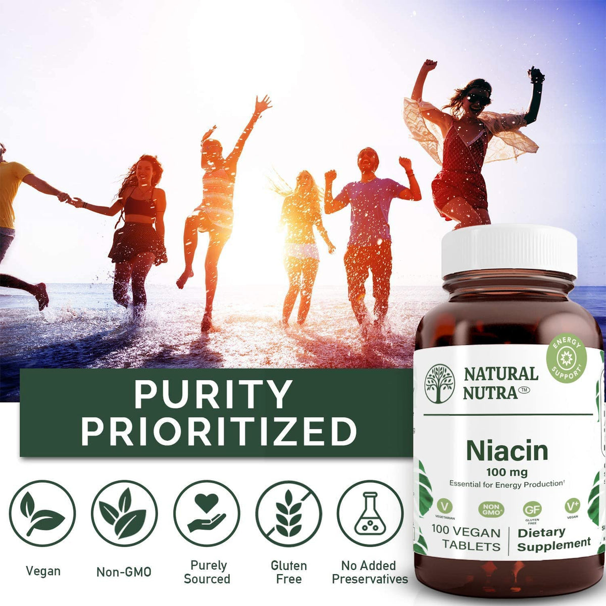 Natural Nutra Niacin 100 mg Parent