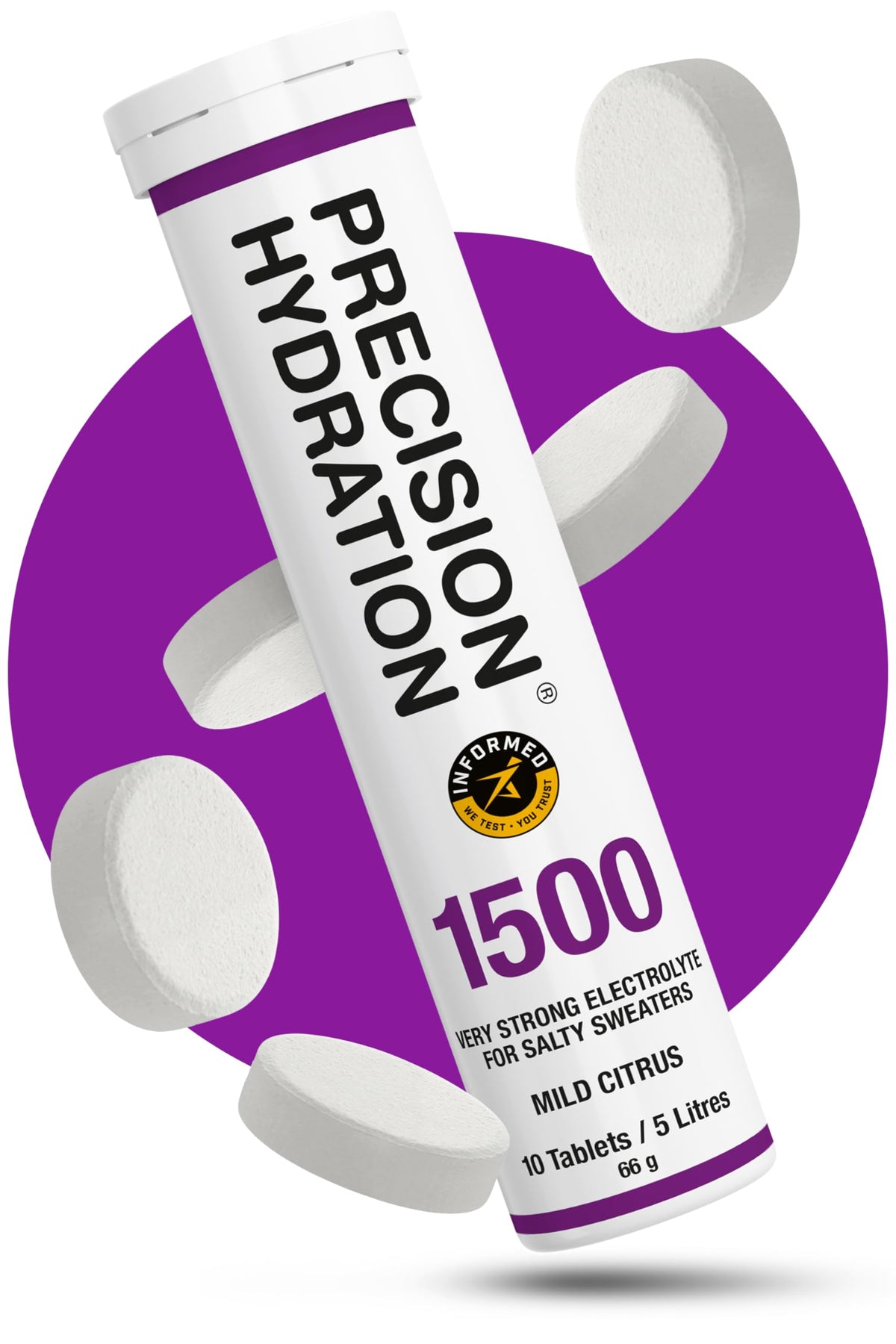 Precision Hydration Electrolyte Tablets - Multi Strength Effervescent