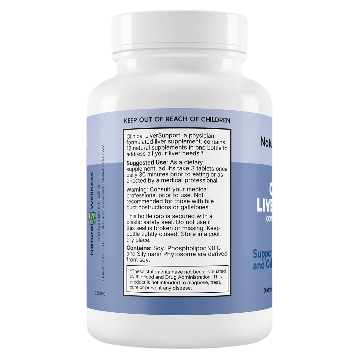 Natural Wellness Clinical Liver Support - 12 Ingredients - image 3