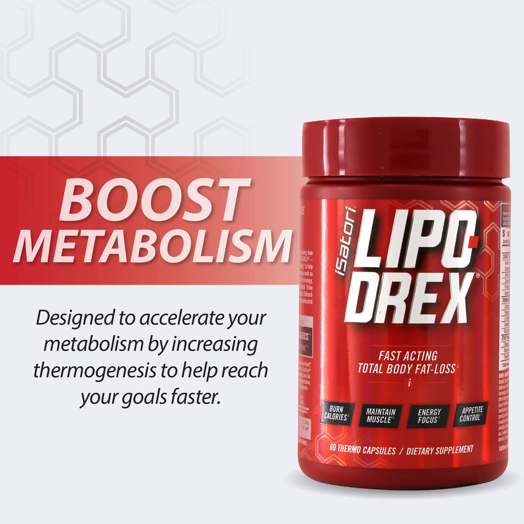 iSatori Lipo-Drex Maximum Strength Fat Loss Thermogenic - 60 Capsules - image 6