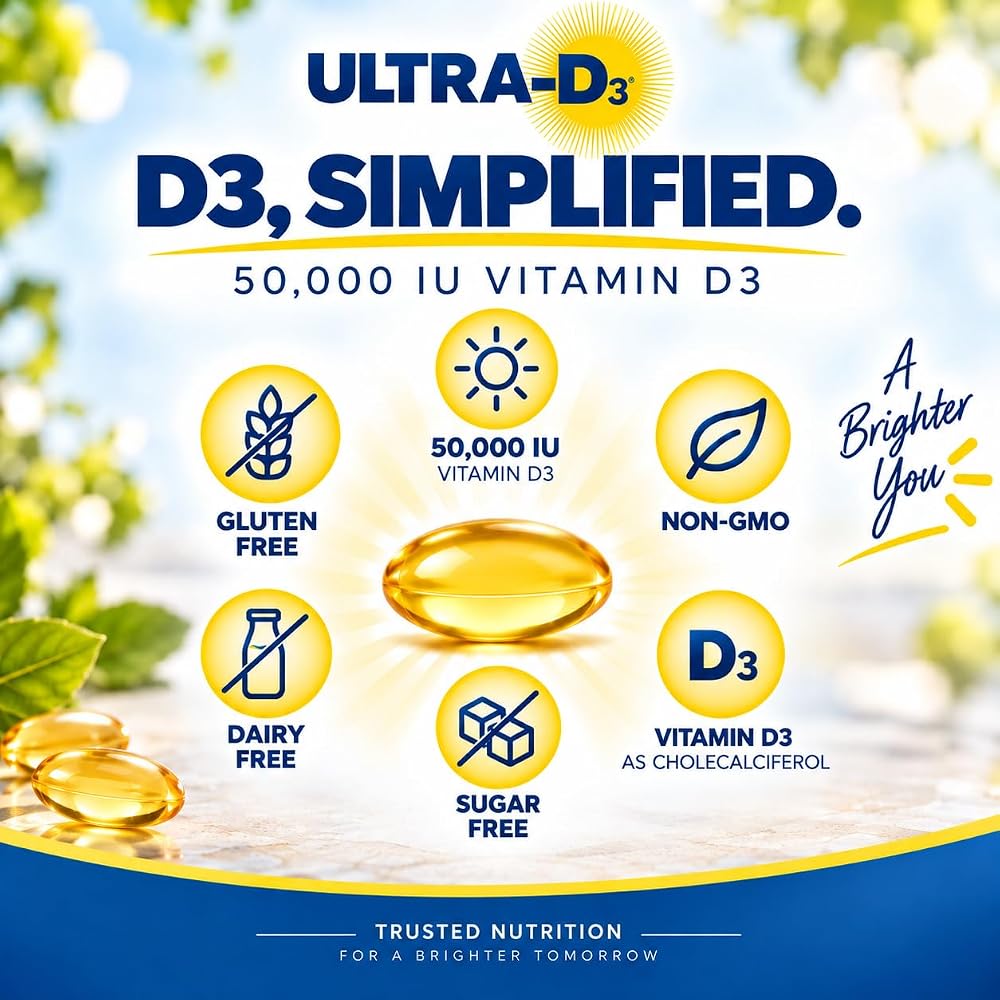 ULTRA-D3 Once-Weekly Vitamin D3 50