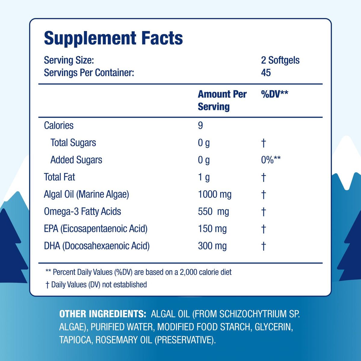 DR. MORITZ Vegan Omega-3 Softgels for Adults and Kids