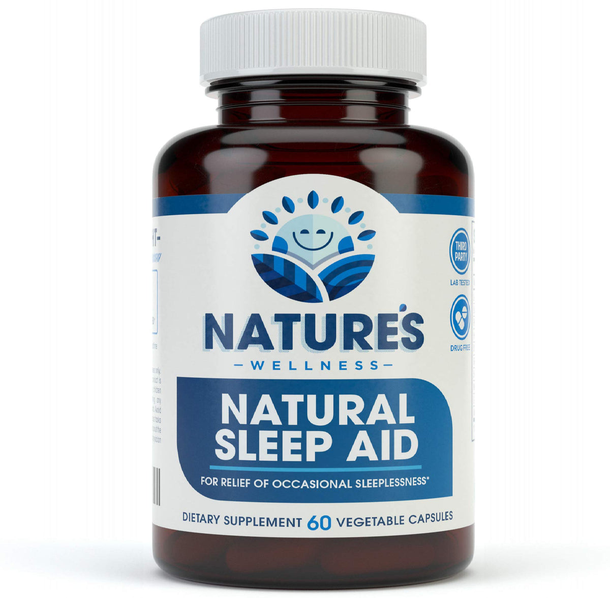Natures Wellness Sleep Aid Proprietary Blend - 60 Vegetarian Capsules