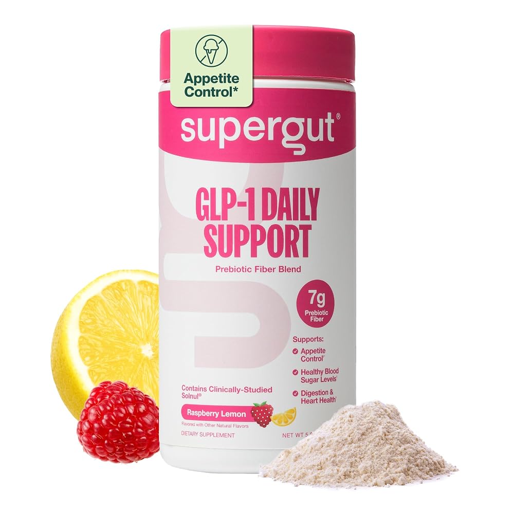 Supergut GLP1 Daily Support - High Fiber GLP-1 Supplement Powder