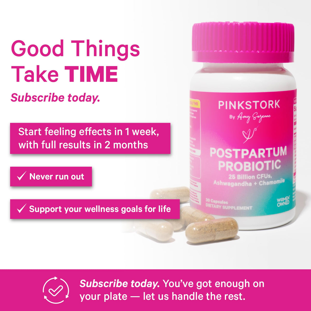 Pink Stork Postnatal Probiotics for Women - 30 Capsules - image 4