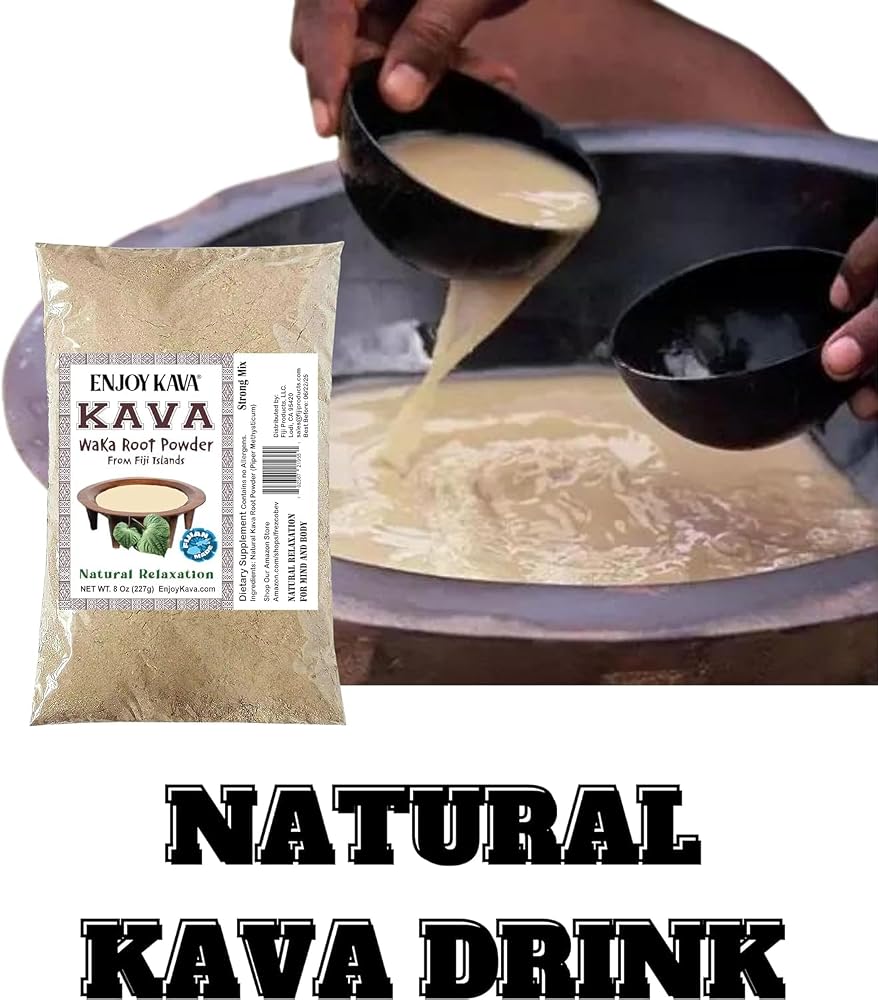 FIJIAN MADE Enjoy Kava Waka Root Powder - 227g - image 3