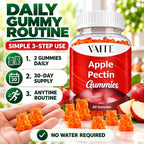 VAITE Apple Pectin Gummies High-Fiber Digestive Support - 60 Gummies - image 4