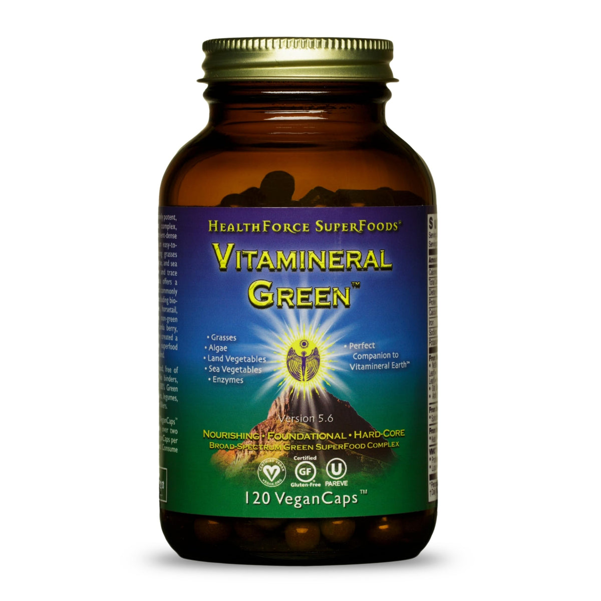 HEALTHFORCE SUPERFOODS Vitamineral Green Mineral Supplement - 120 Capsules