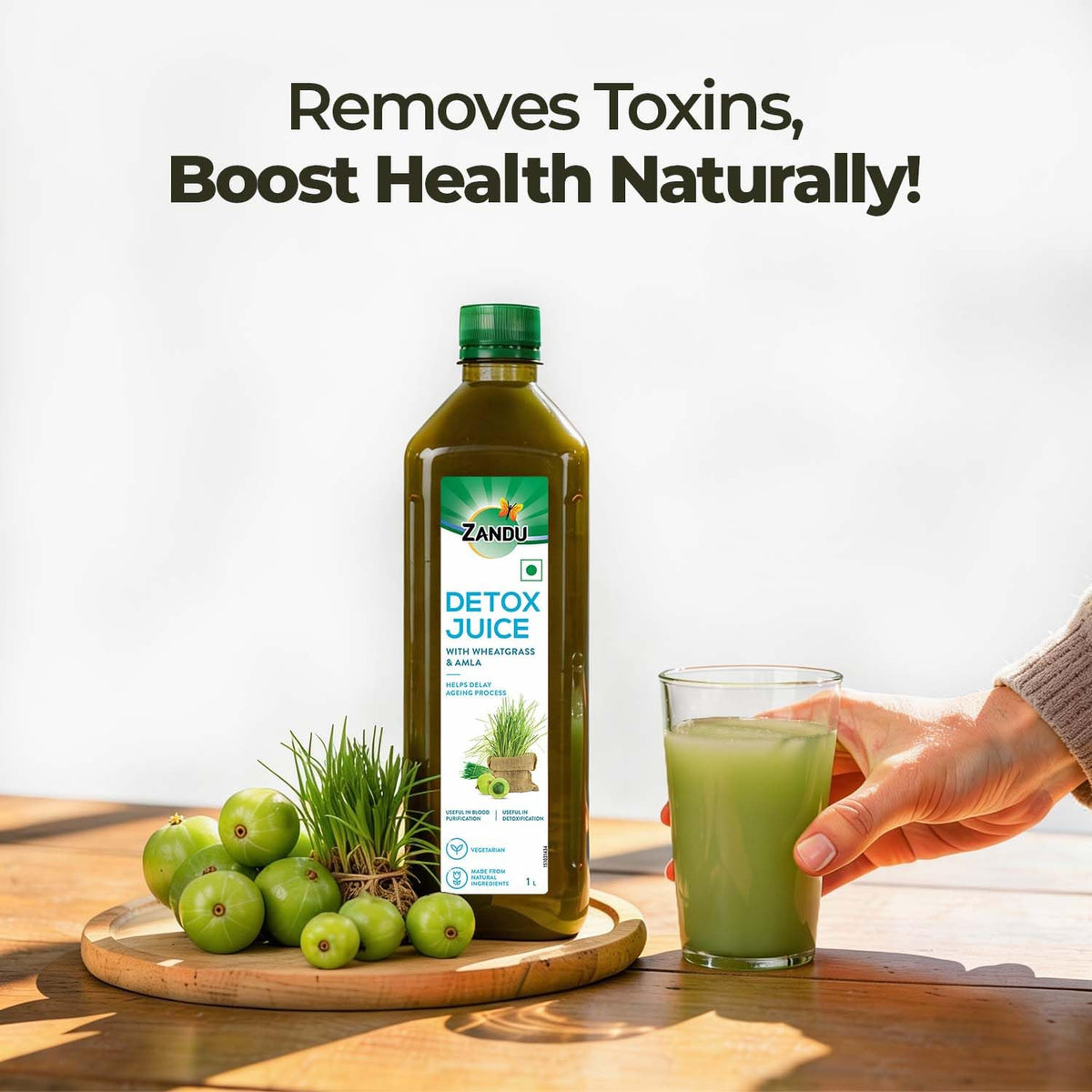 Zandu Detox Juice 100% Ayurvedic Natural - 500ml - image 2