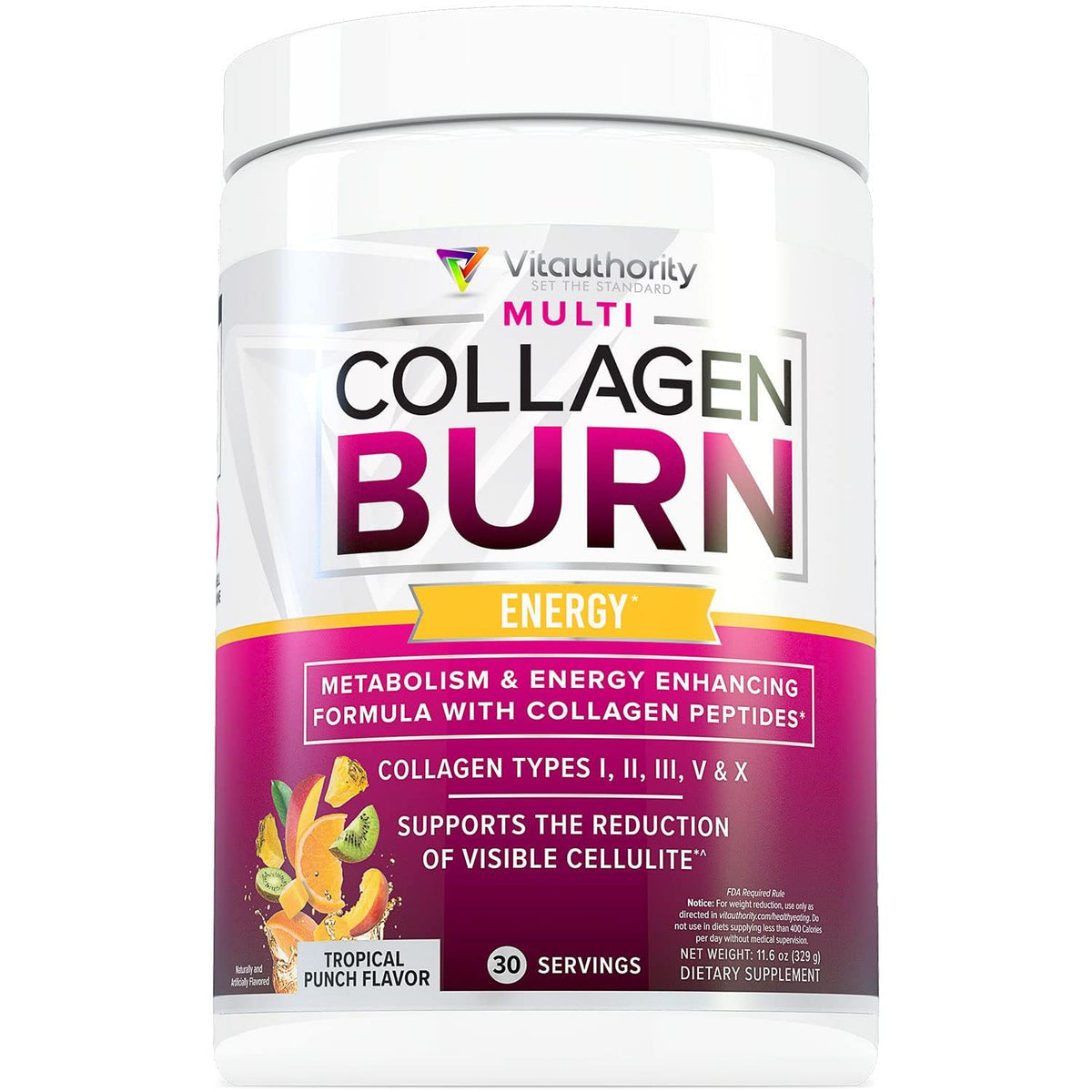 Vitauthority Hydrolyzed Collagen Powder for Weight Loss - Collagen