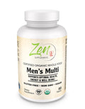 Zen Supplements Whole Food Organic Men's Multivitamin - 120 Tablets