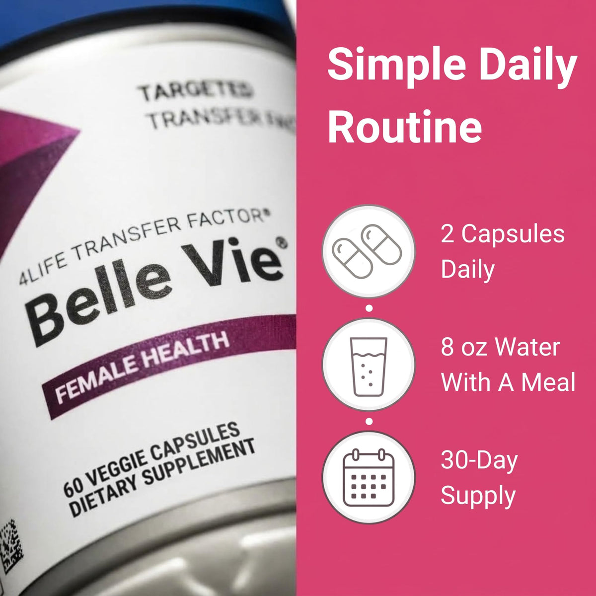 4Life Transfer Factor Belle Vie Women's DIM Hormone Supplement - 60 Capsules - image 4