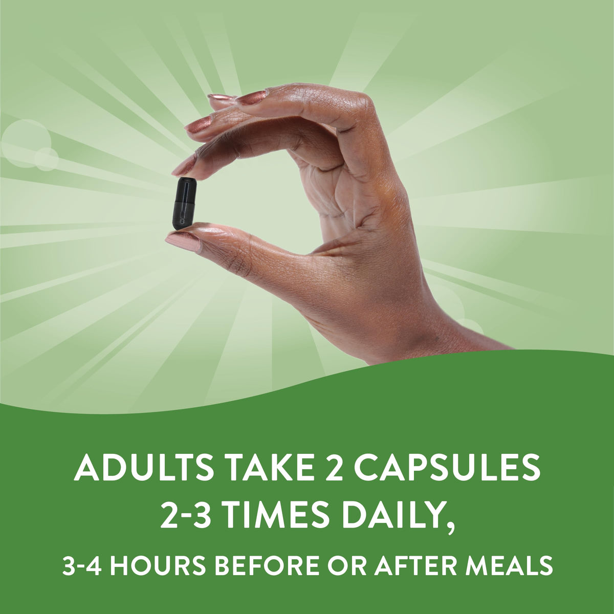 Nature's Way Activated Charcoal 560mg - 360 Capsules - image 5