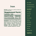Nature's Bounty Iron 65mg - 100 Tablets - image 5