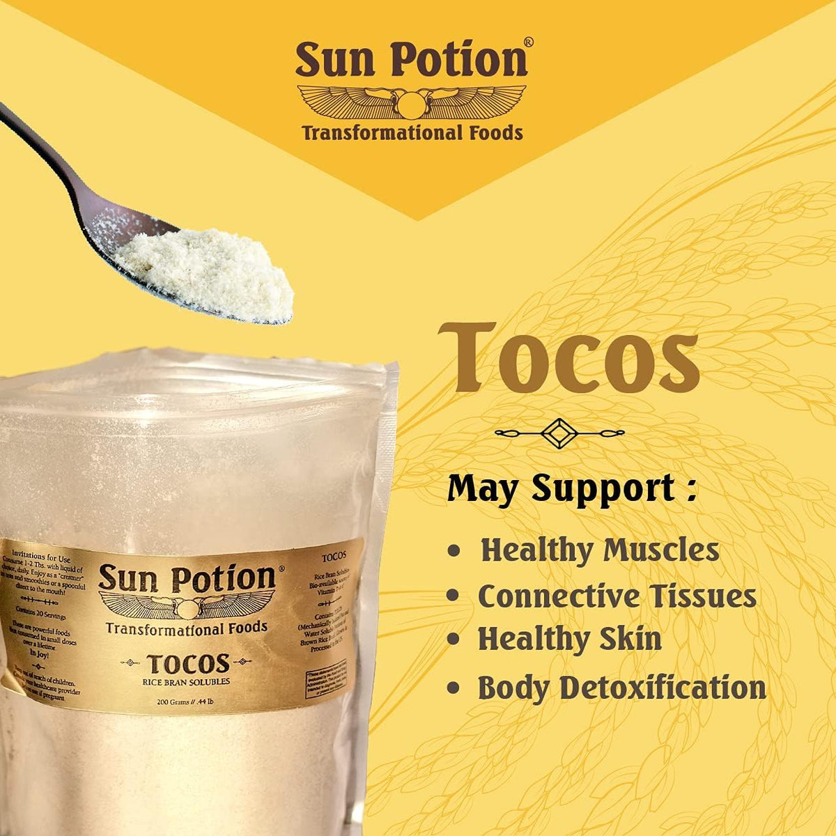 Sun Potion Organic Tocos Powder - 200g - image 4