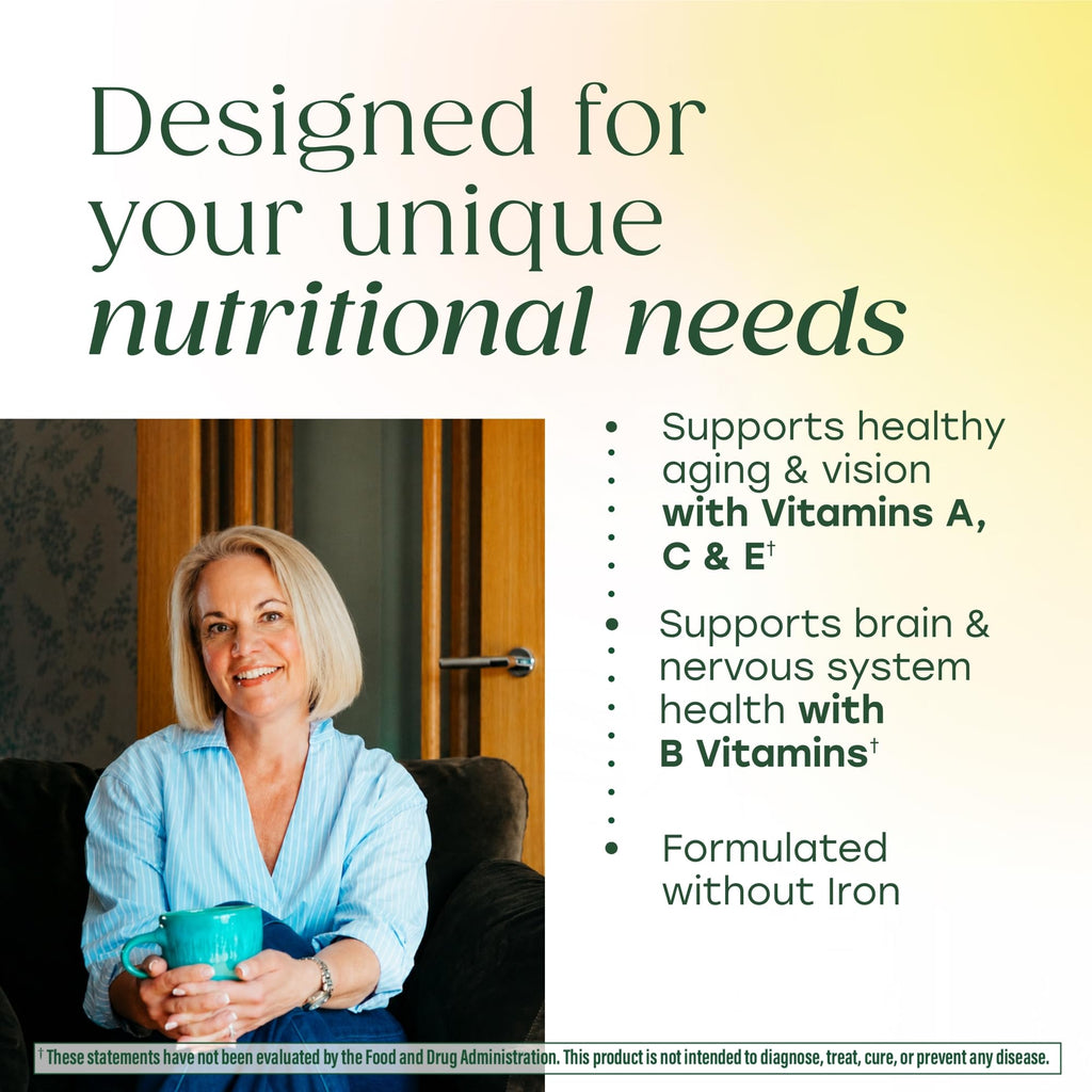 MegaFood Women's 55+ One Daily - Multivitamin with B