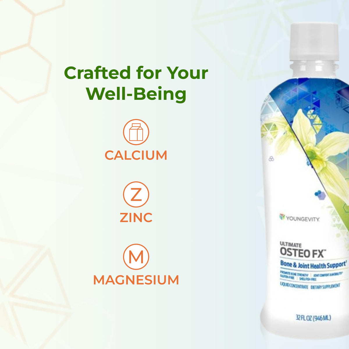Youngevity Ultimate Osteo-FX Liquid Calcium Bone Support - 32 fl oz - image 5