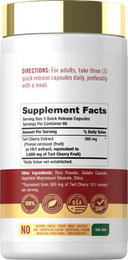 Carlyle Tart Cherry Extract Capsules - 200 Count - image 2