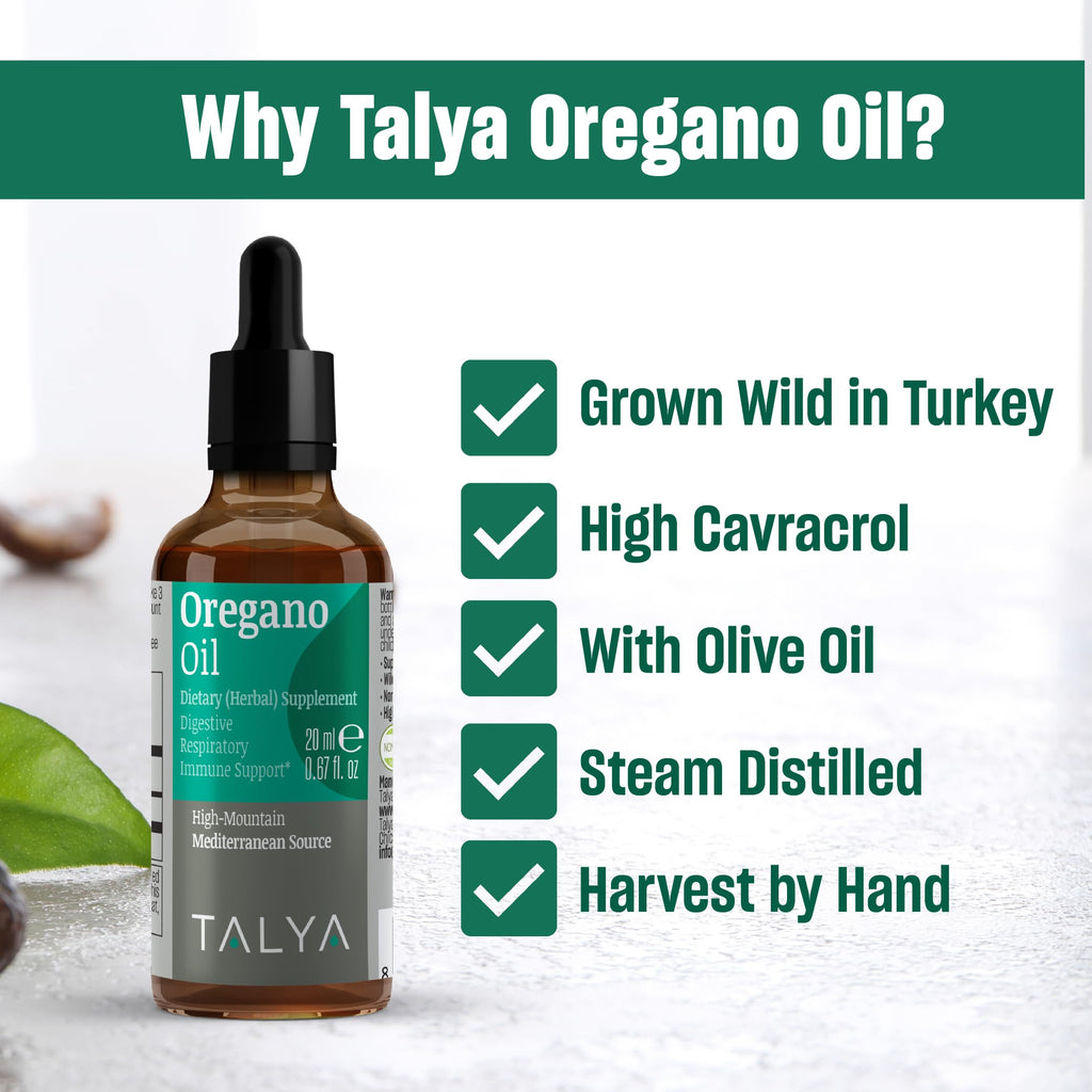 TALYA Oregano Oil Immune Support Liquid - 0.68 fl oz - image 4