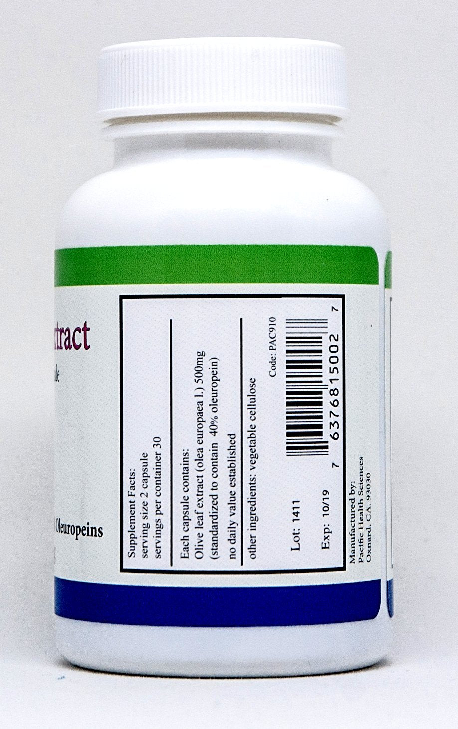 Pacific Health Sciences Olive Leaf Extract 500 mg - 1 Capsules - image 2