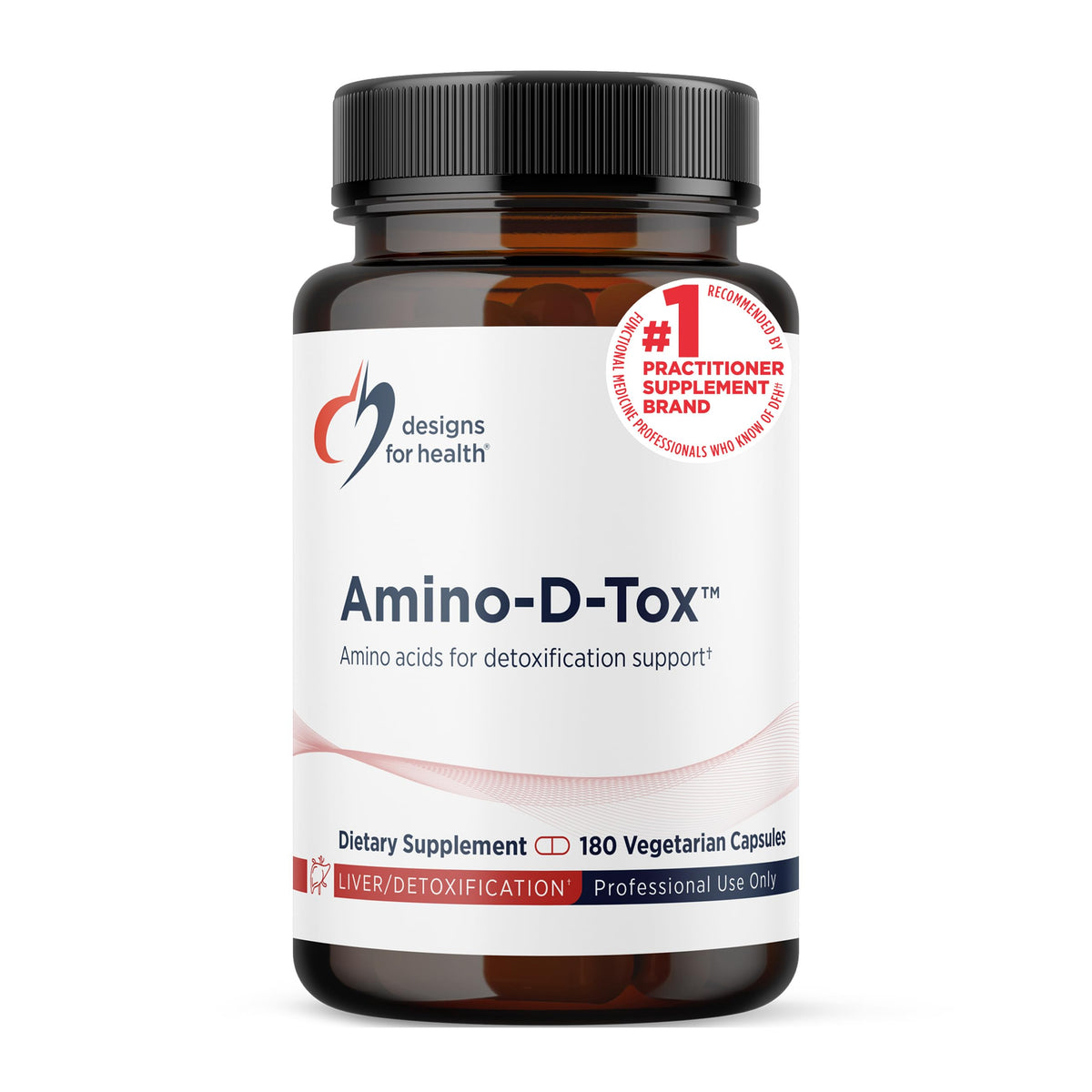 Designs for Health Amino-D-Tox Liver Support - 180 Capsules