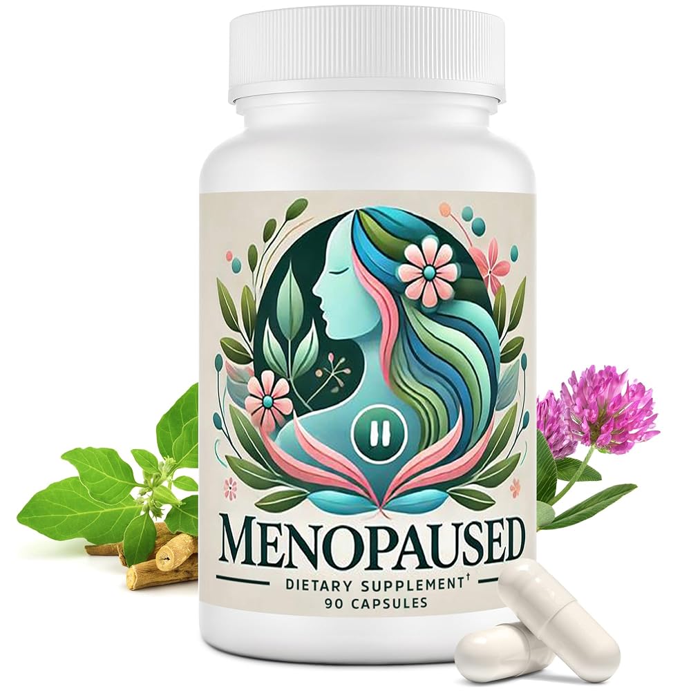 Menopaused Menopause Supplements for Women - 90 Capsules