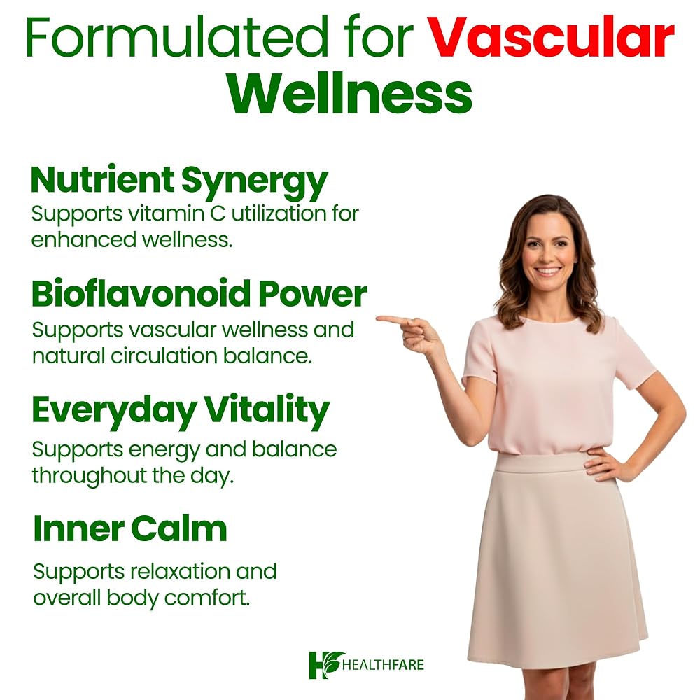 Healthfare Rutin Supplement Natural Bioflavonoid - 200 Capsules - image 5