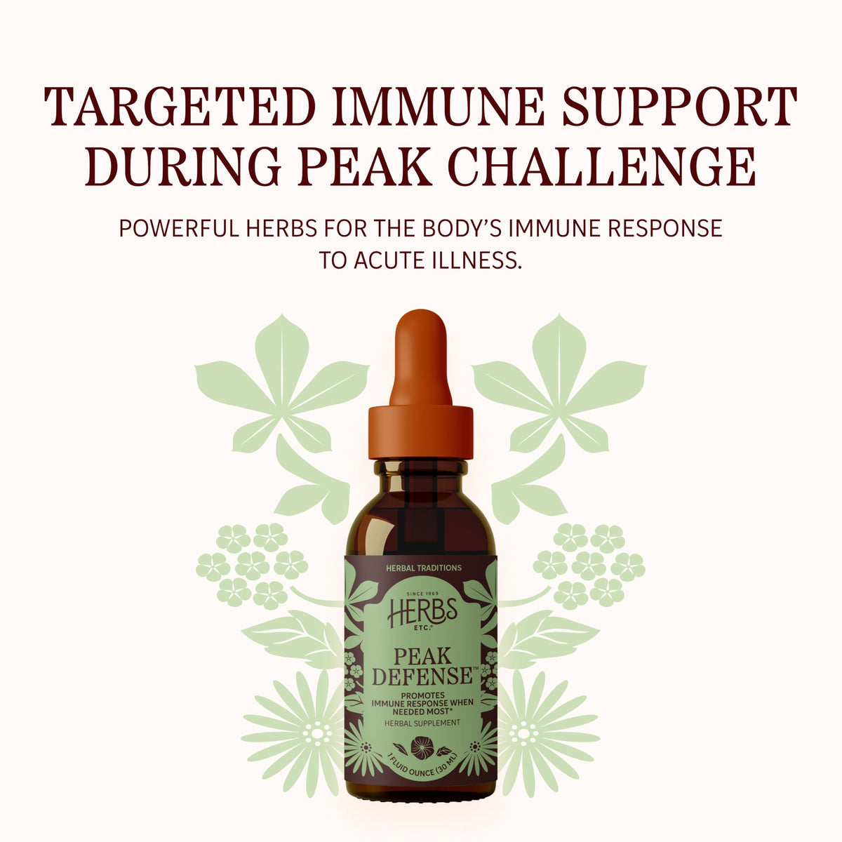 Herbs Etc. Peak Defense Liquid Extract Immune Support - 1 fl oz - image 3