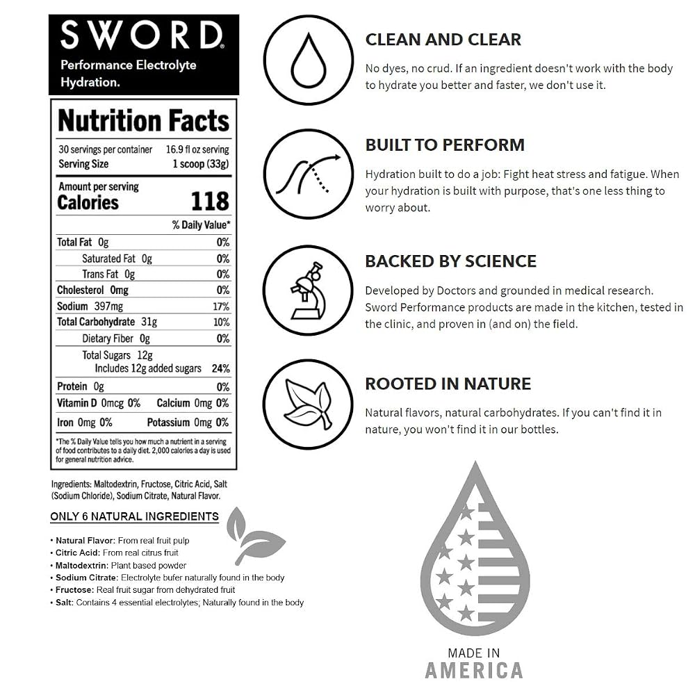 SWORD Performance Electrolyte Powder - Flavor Options - image 5