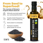 RAWYA Black Seed Oil - Unfiltered - Full Spectrum - 8.4 fl oz - image 4