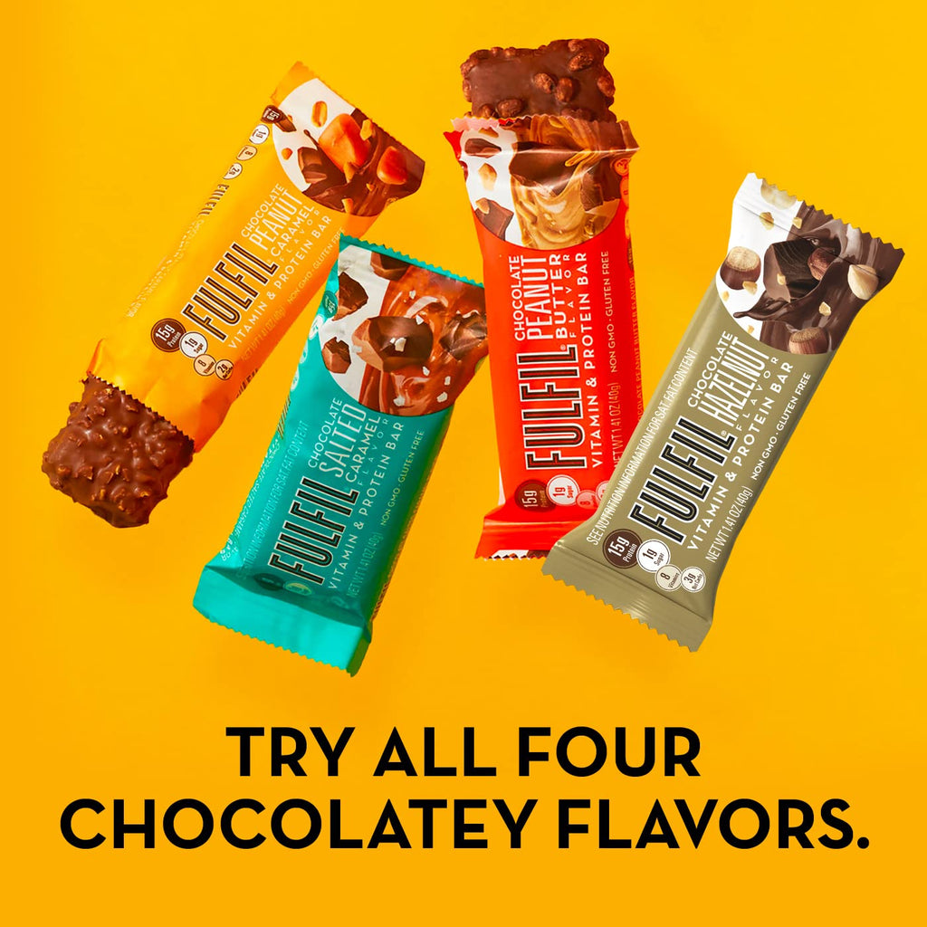 FULFIL Protein Snack Bars Variety Pack, Gluten Free - 12 Count - image 2